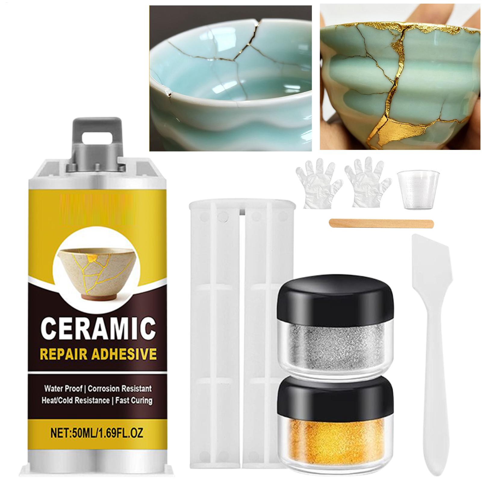 Woodworking In Japanese - Kit de reparo de cerâmica kintsugi