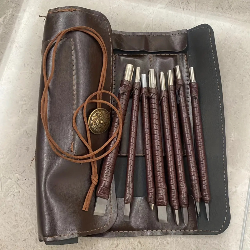 Wood Chisel Set - ‌ Conjunto de cinzéis de escultura
