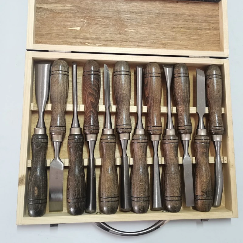 Wood Chisel Set - Conjunto de 12 peças de ferramentas
