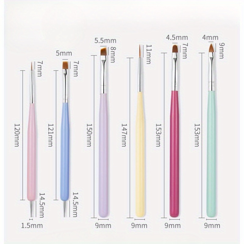 Conjunto de 6 Pincéis para Art - Wood Chisel Set avaliação e preço