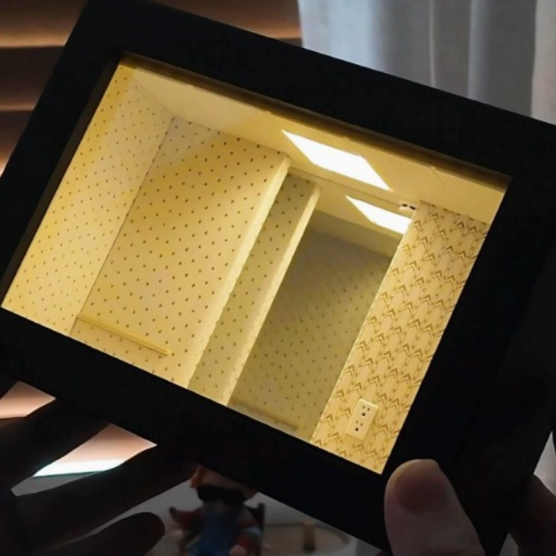 Espelho Infinito Criativo com  - Woodworking Resin avaliação e preço